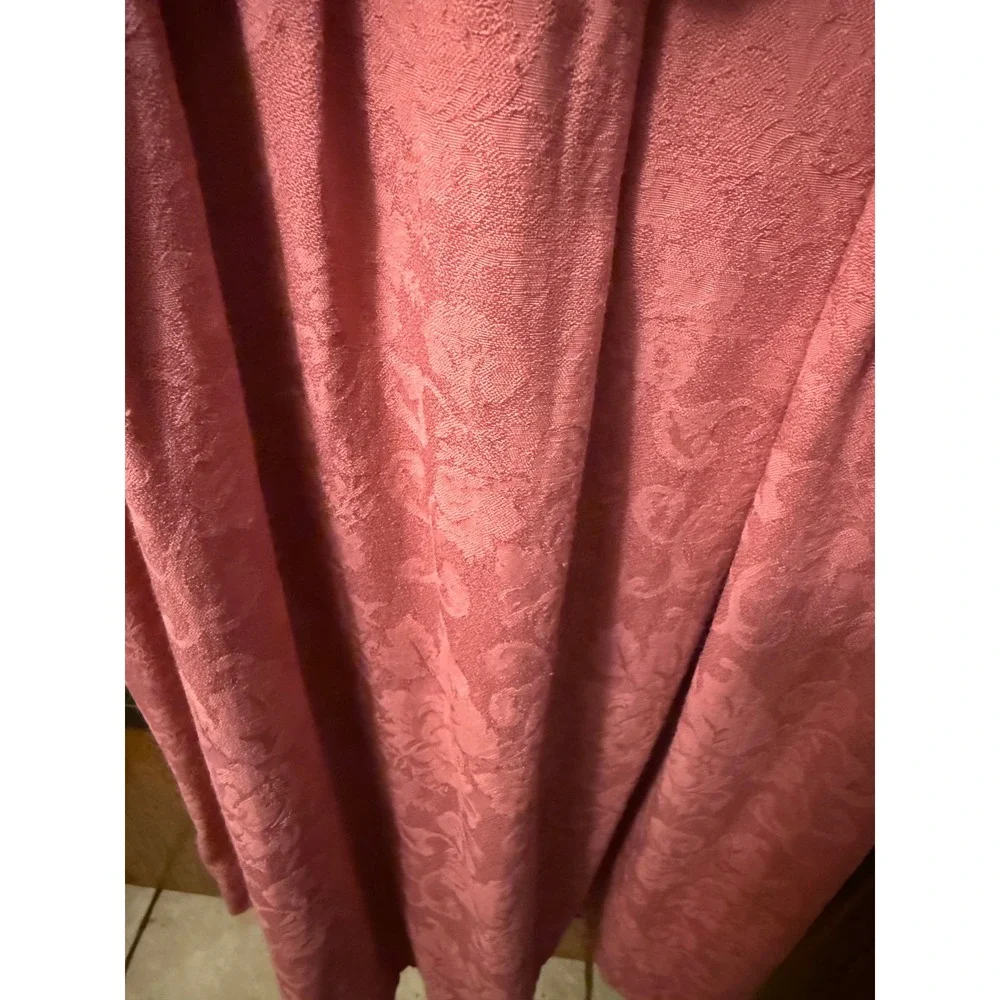 Miss Dorby Vintage Pink Jacquard Skirt Set Soutache Embroidery 8358‎ Size 8